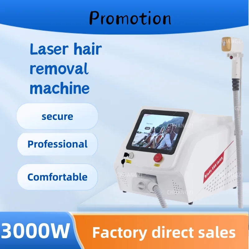 

2025 Новый 3000 Вт 808 диодный лазер 3 длины волны Ice Platinum удаление волос 755 нм 808 нм 1064 нм диодный лазер оборудование для удаления волос