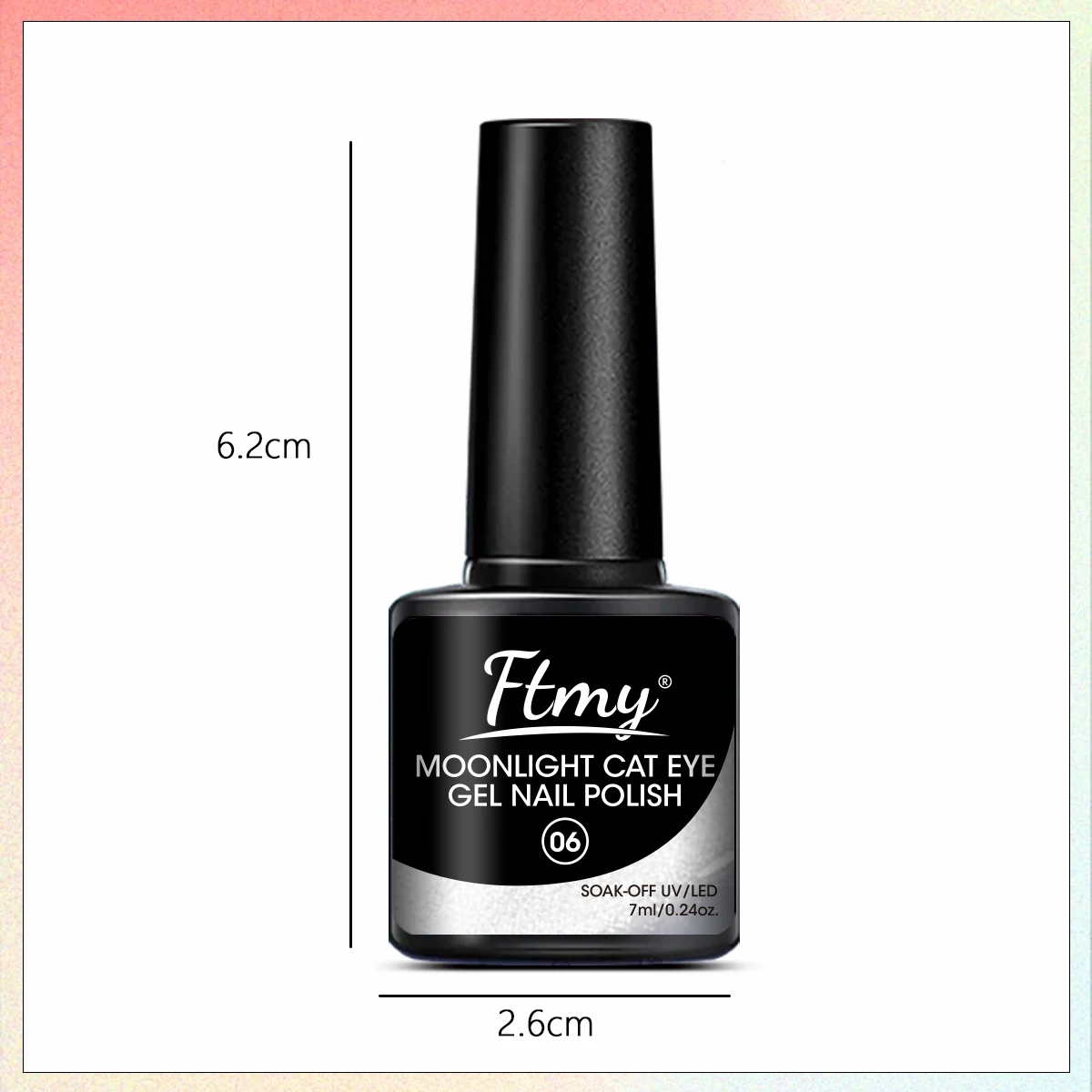 6 قطعة جديد الخريف والشتاء شعبية الأبيض ضوء القمر المغناطيسي عين القط طلاء الأظافر UV LED طويلة الأمد وثابت صالون جيل للأظافر Int