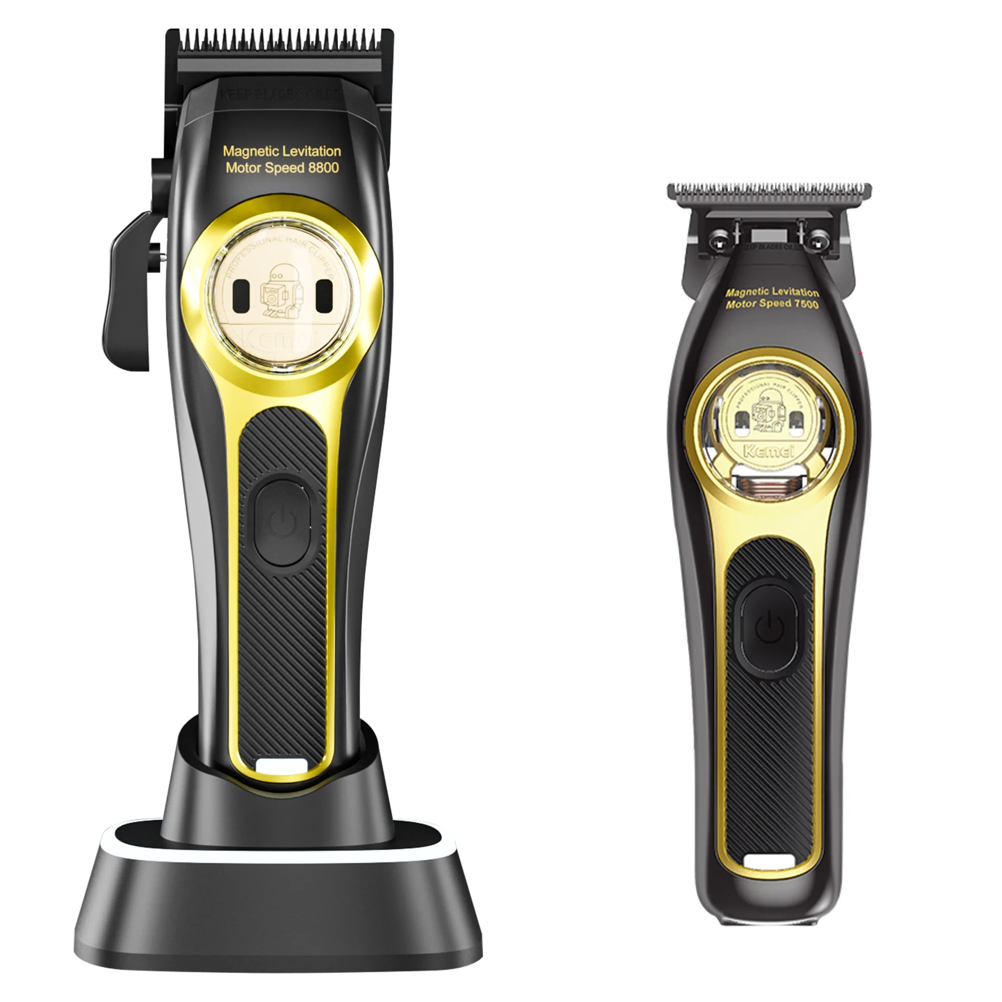 Kemei 2373 Haarschneidemaschinen-Set Professionelle Haarschneidemaschinen für Männer Kemei 2268 Herren-Haarschneider Professionelles Friseur-Kit