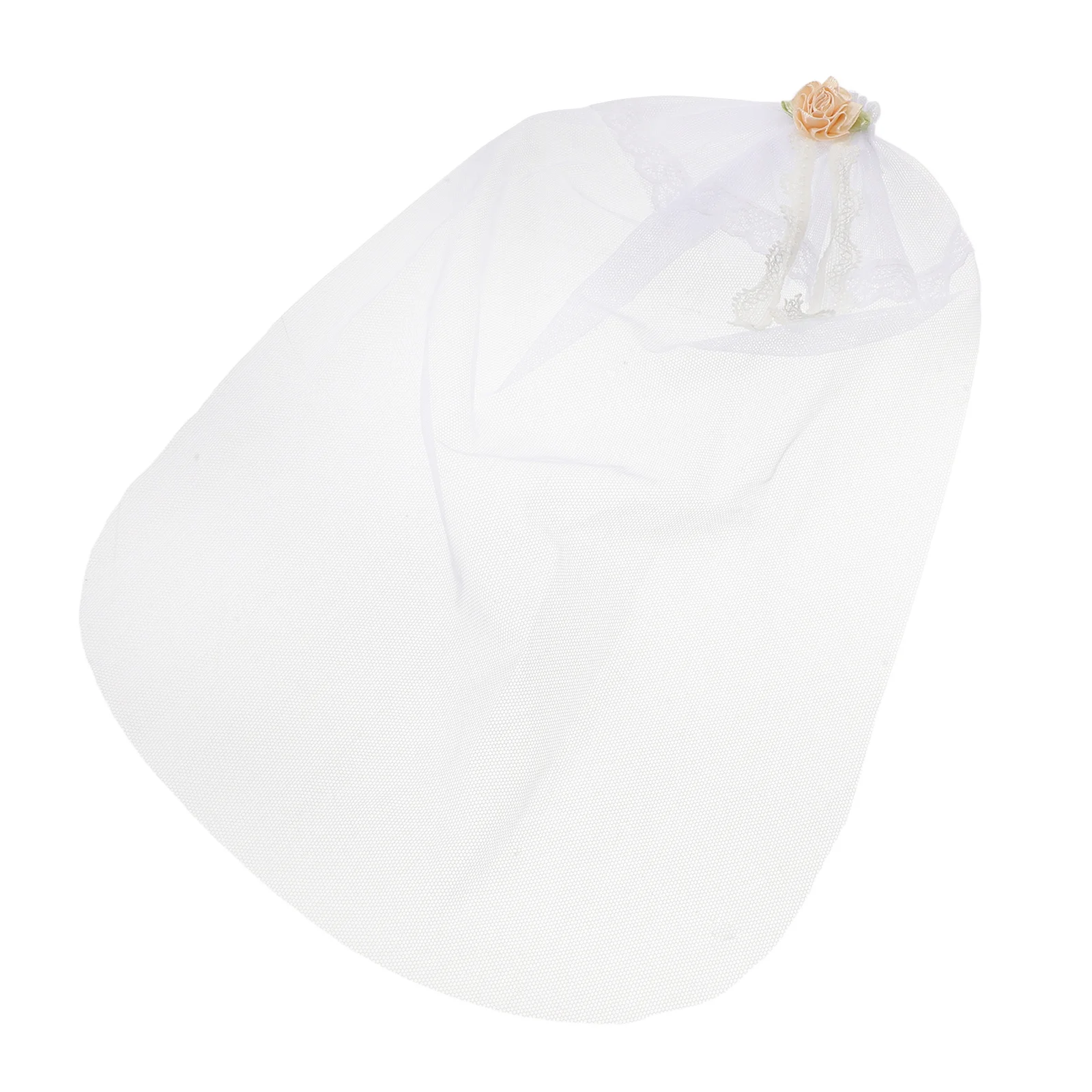 

2Pcs Mini Veil Bridal Accessories Handcrafted Elegance Secure Fit for Various Realistic Wedding Inspiration