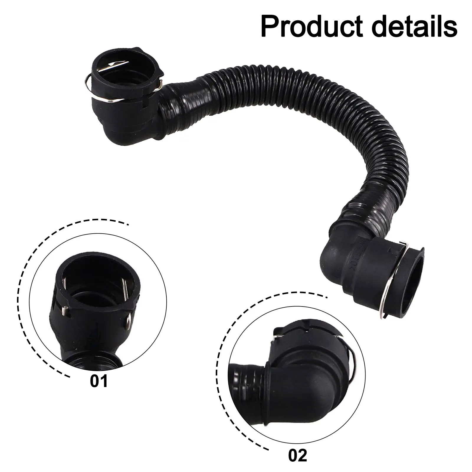 OEM 55556495 أنبوب استراحة علبة المرافق لإصلاح المركبات 55556495 صمام استبدال أنبوب جهاز التنفس المرافق المضاد للتآكل