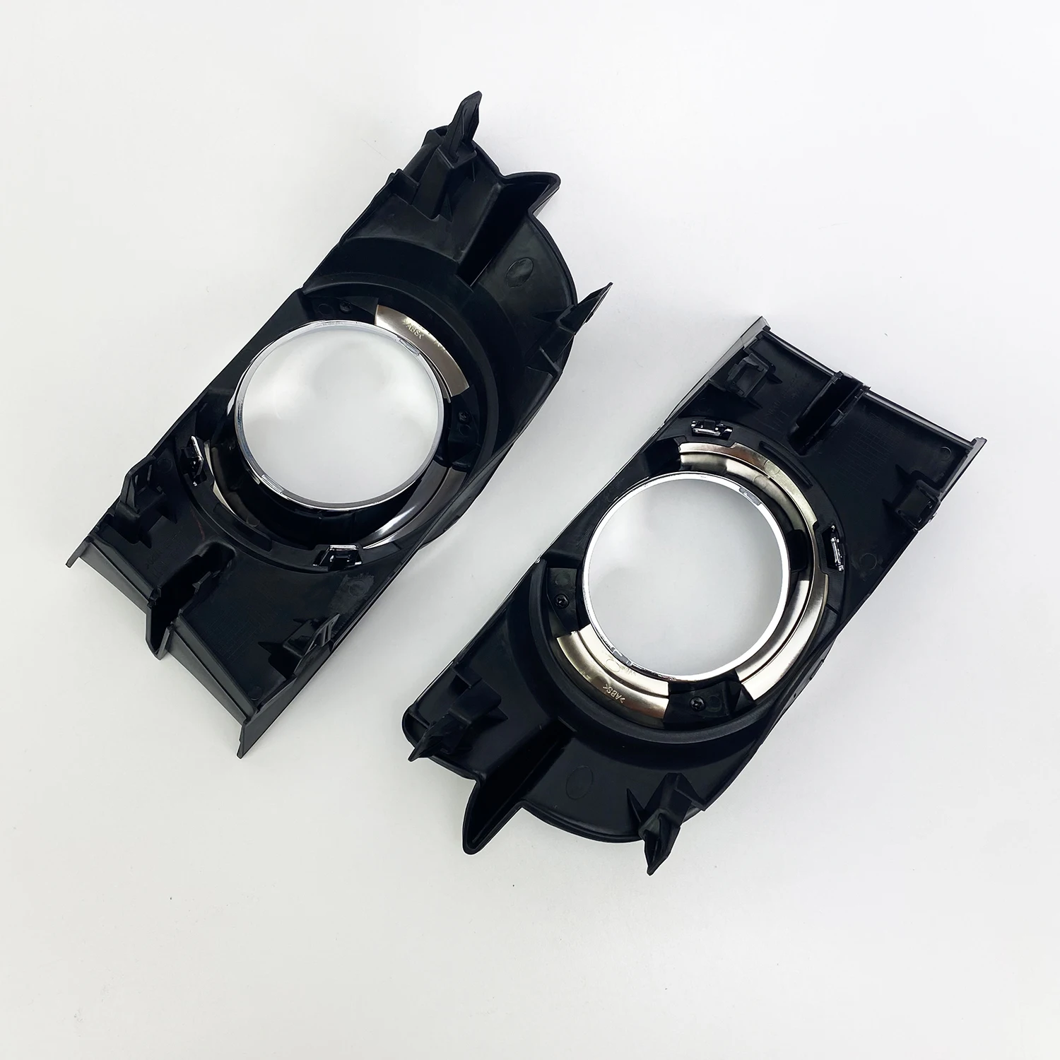 Pair Of Front Fog Lights Bezel Frame Trim Cover For 2009 2010 2011 2012 Toyota Wish Right + Left Side Direct Replacement