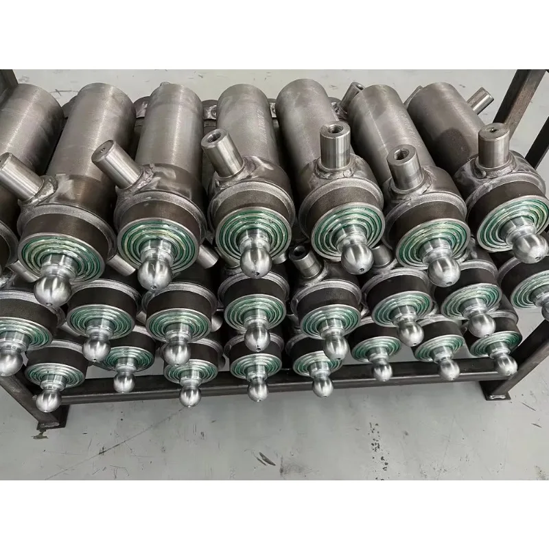 Cilindro Idraulico Telescopico per Sistema di Sollevamento Rimorchio Ribaltabile