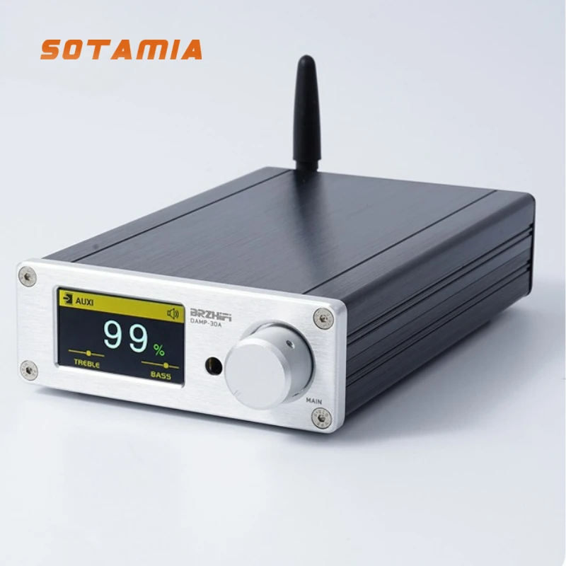 

SOTAMIA TPA3221 Bluetooth Power Amplifier 2*100W 2 Channel Class D Small Desktop Home Digital Audio Amplifier Bluetooth 5.2