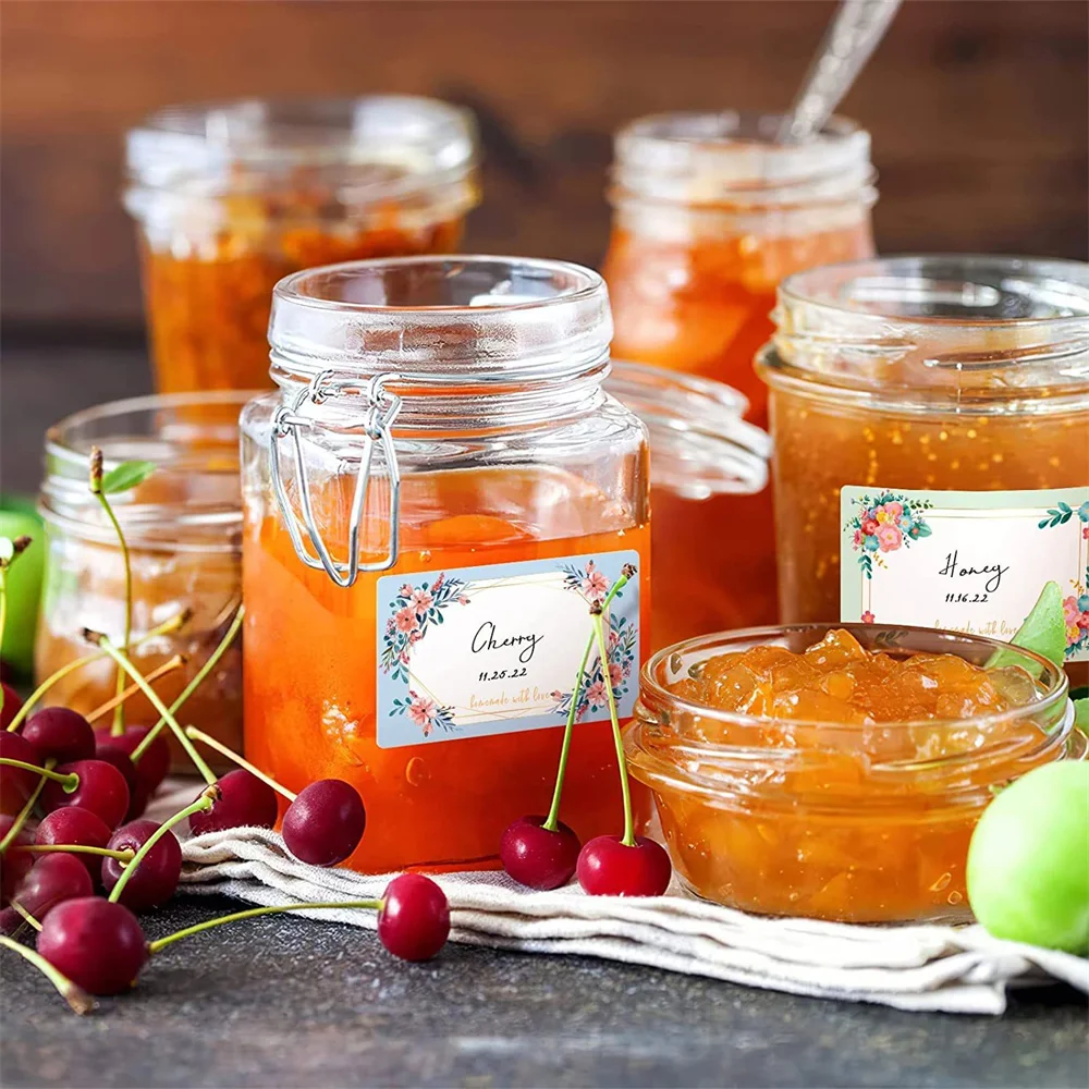 ที่เขียนด้วยลายมือชื่อแท็กวงกลมสะดวกทนทานคุณภาพสูงดอกไม้ห้องครัวดอกไม้ชื่อแท็ก 3*5 นํากลับมาใช้ใหม่ได้