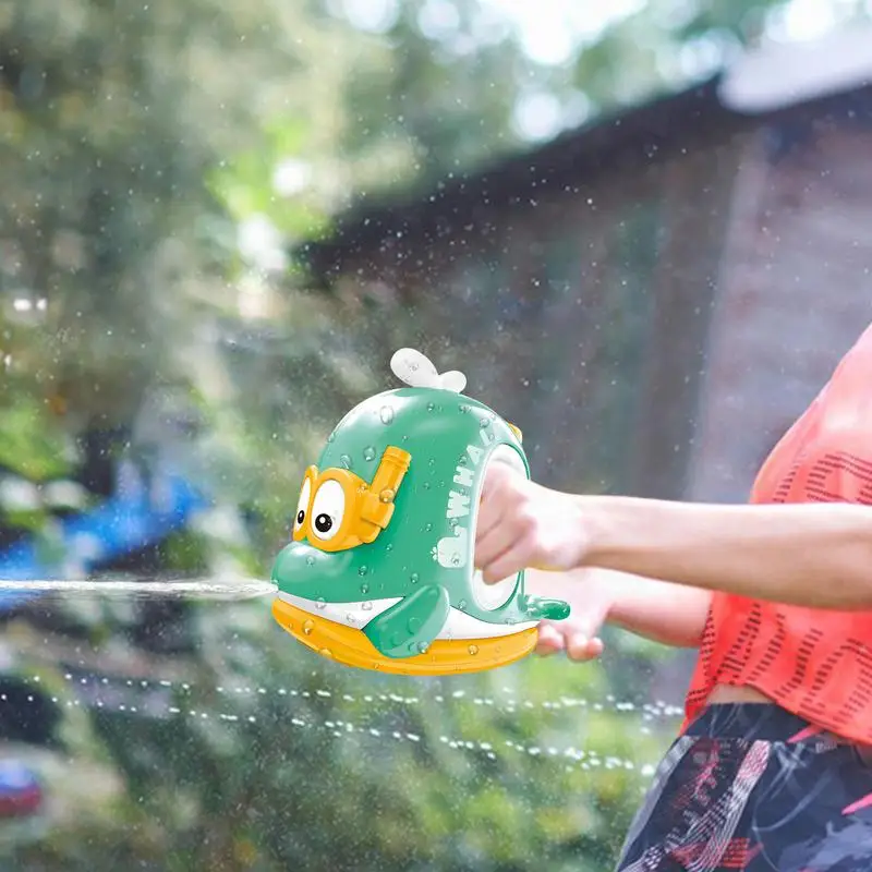 PULVERIZADOR DE AGUA eléctrico para niños, juego al aire libre, rociadores de agua, absorción automática de agua, herramienta de chorro de agua de largo alcance