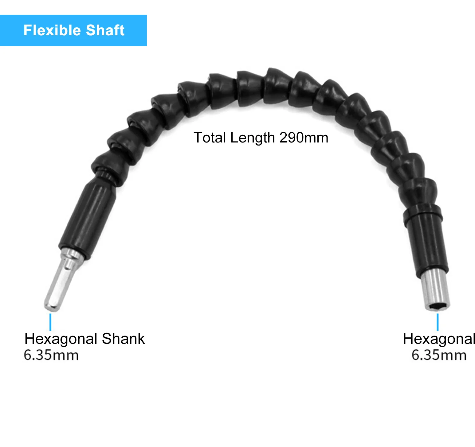 18Pcs Flexible Drill Bit Extension Set 105°Right Angle Drill Attachment Rotatable Joint Socket 1/4 3/8 1/2 Inch Hex Socket