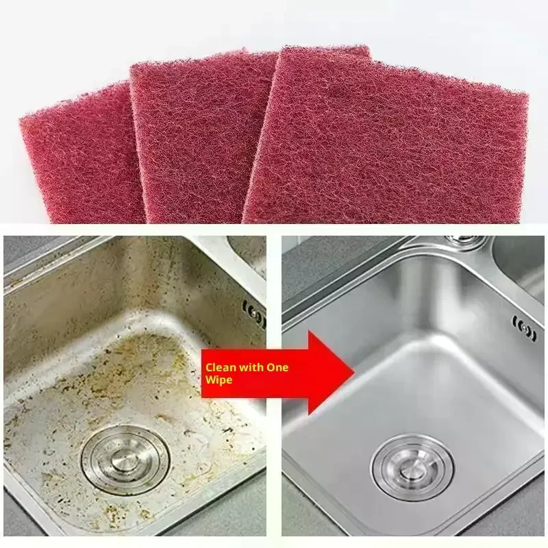 2m Carborundum Eraser Rust Remover Brush For Dish Pot Cleaning Emery Descaling Kitchen Tools Gadgets Accessories