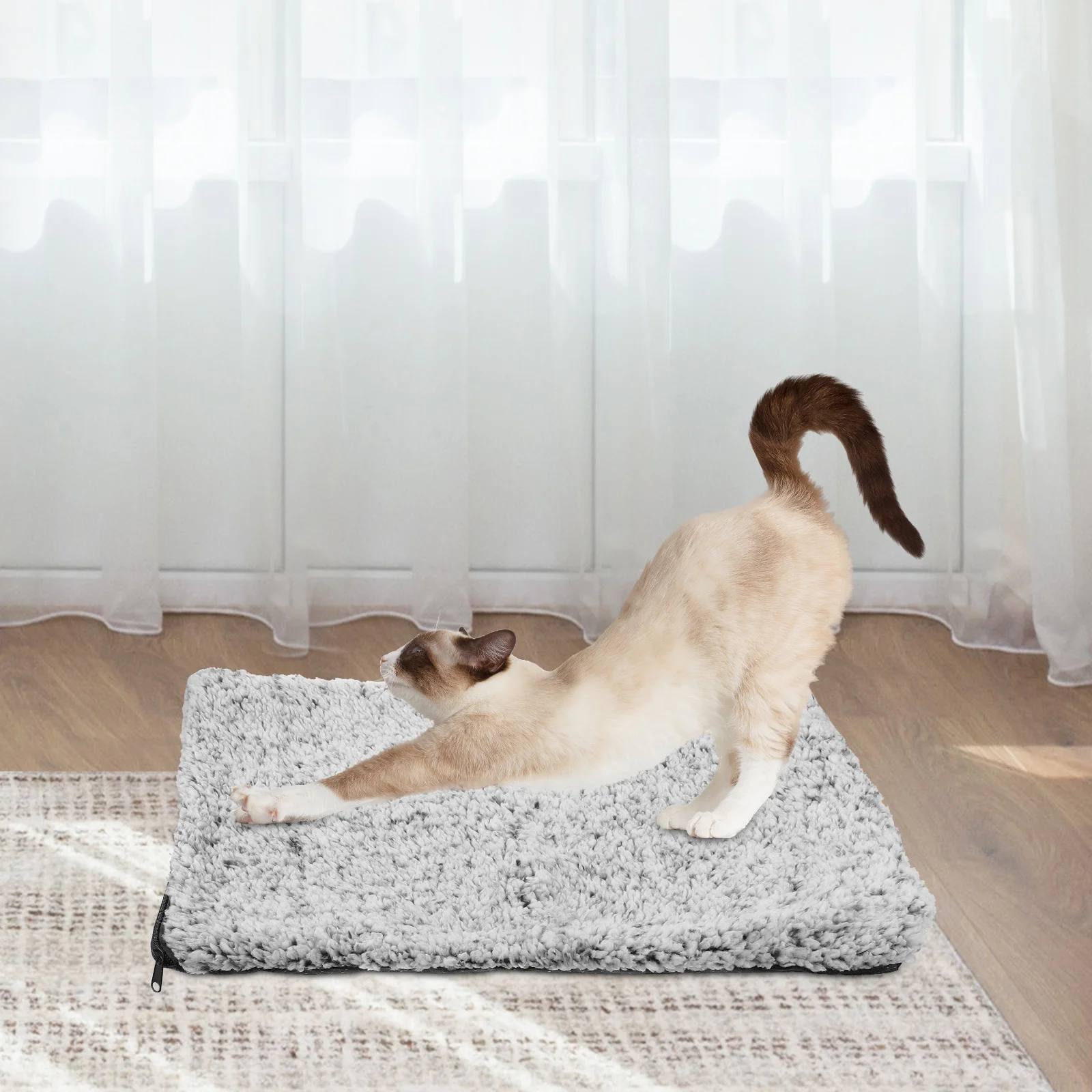 

Thermal Pet Pad Soft Cat Bed Winter Dogs Cloth Automatic Heating Blanket Warm Outdoor Indoor Cushion Cat Mat Pet Beds