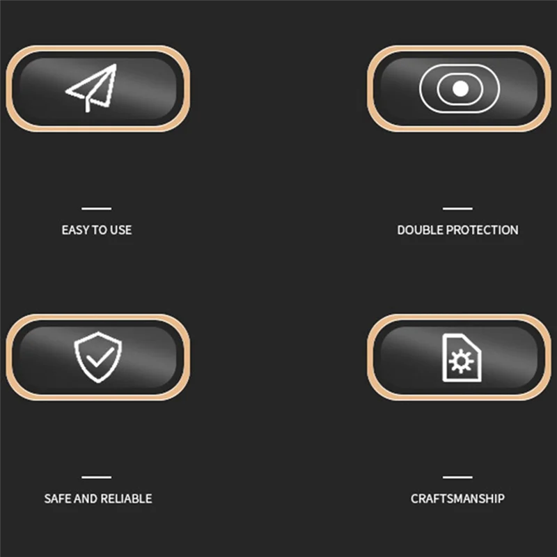 1PCS Wall Mount Key Storage Secret Box Organizer 4 Digit Combination Password Security Code Lock No Key (A)