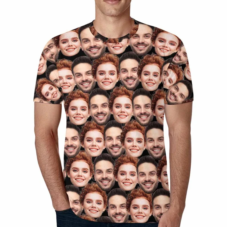 

diy Custom Your Photo Face T Shirt Men Short Sleeve Personalized LGBT T Shirt With Face Diy Photos Tee Shirts Tops