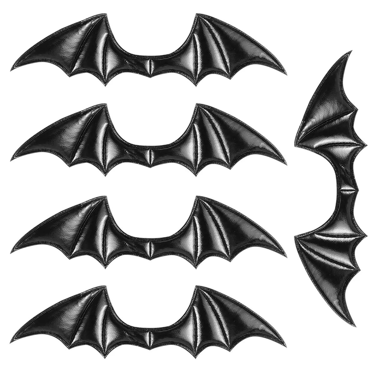 Ear Hair Clips Bat Accessories for Women Wings Craft Horror Headpiece Black Halloween Hairbands