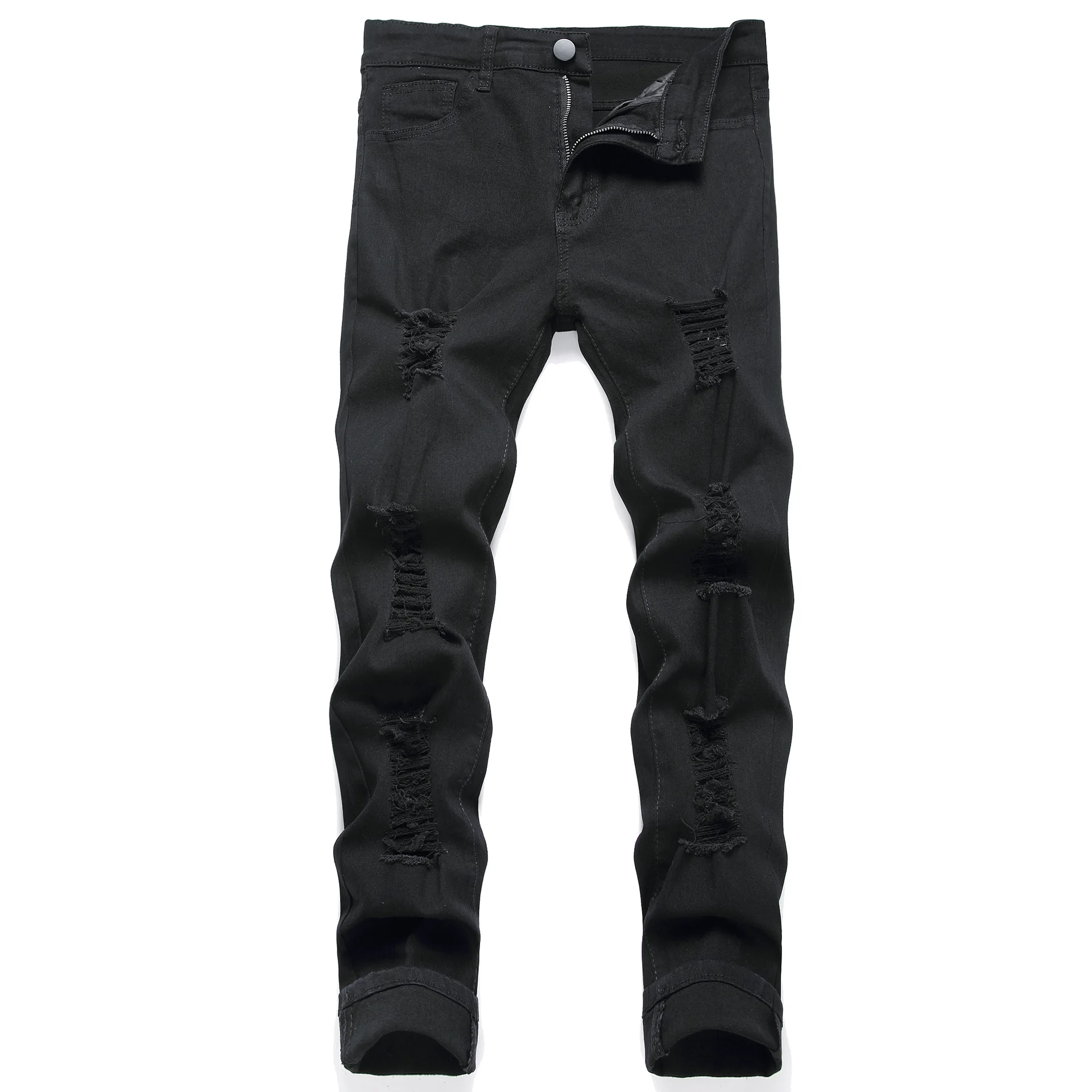 Men's Stretch Skinny Jeans Stretch Men's Casual Light Men's Denim
