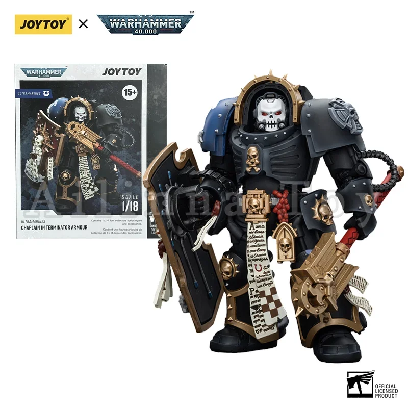 JOYTOY 1/18 ตัวเลขการกระทํา Horus Heresy 40K Warmaster Horus Lieutenant Titus Tyranids อะนิเมะสําหรับของขวัญ