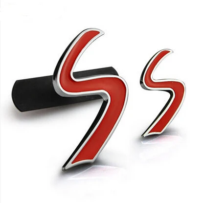 Car-Styling S Grille Emblem Badge Sticker For Mini One Cooper R50 R52 R53 R55 R56 R60 PACEMAN COUNTRYMAN CLUBMAN COUPE ROADSTER