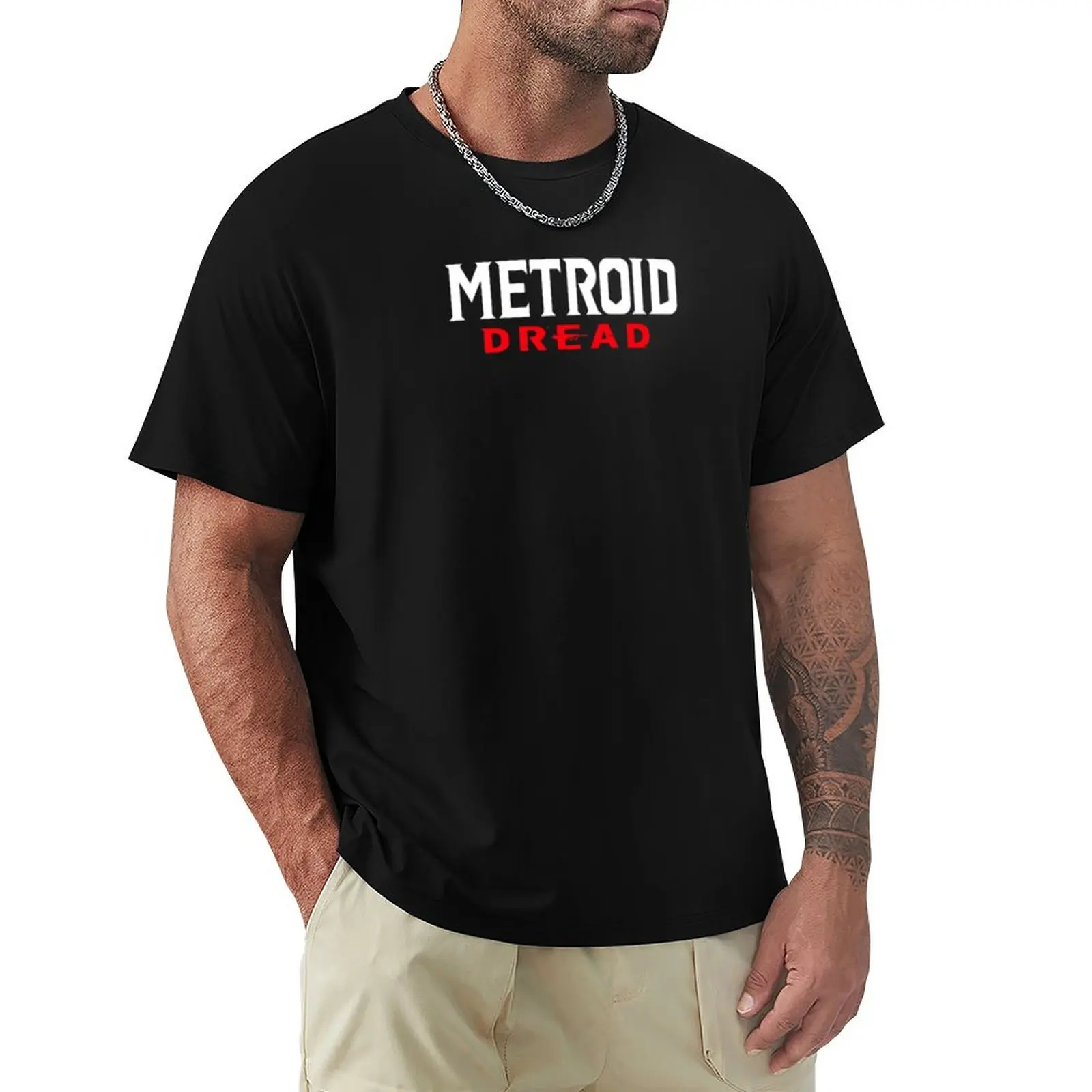 Metroid Dread Logo T-Shirt Breathable Lightweight Summer Top