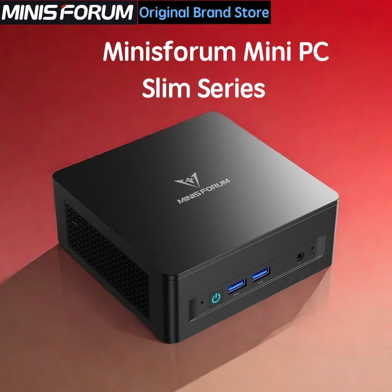 Original MINISFORUM Mini PC UM870/UM760 Slim AMD Ryzen 7 8745H / R5 7640HS DDR5  Windows 11 Mini Gamer Computer WiFi6E Mini PC