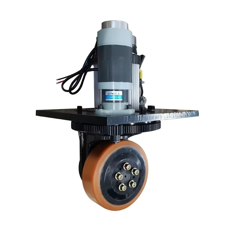 Industrial vertical propulsion unit 2590 rpm 1500 watt electric traction wheel for precision forklift control