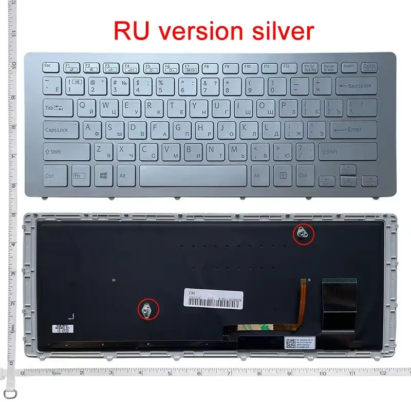 

RU/US/SP/GR/FR New laptop keyboard for sony SVF15 FIT15 SVF152 SVF153 SVF154
