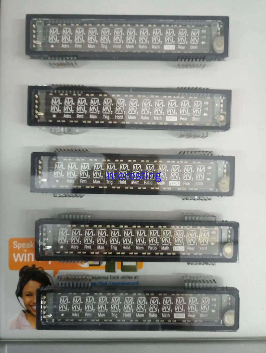 اجيلنت 34401A Hp34401A العلامة التجارية الجديدة الأصلي VFD عرض الفلورسنت