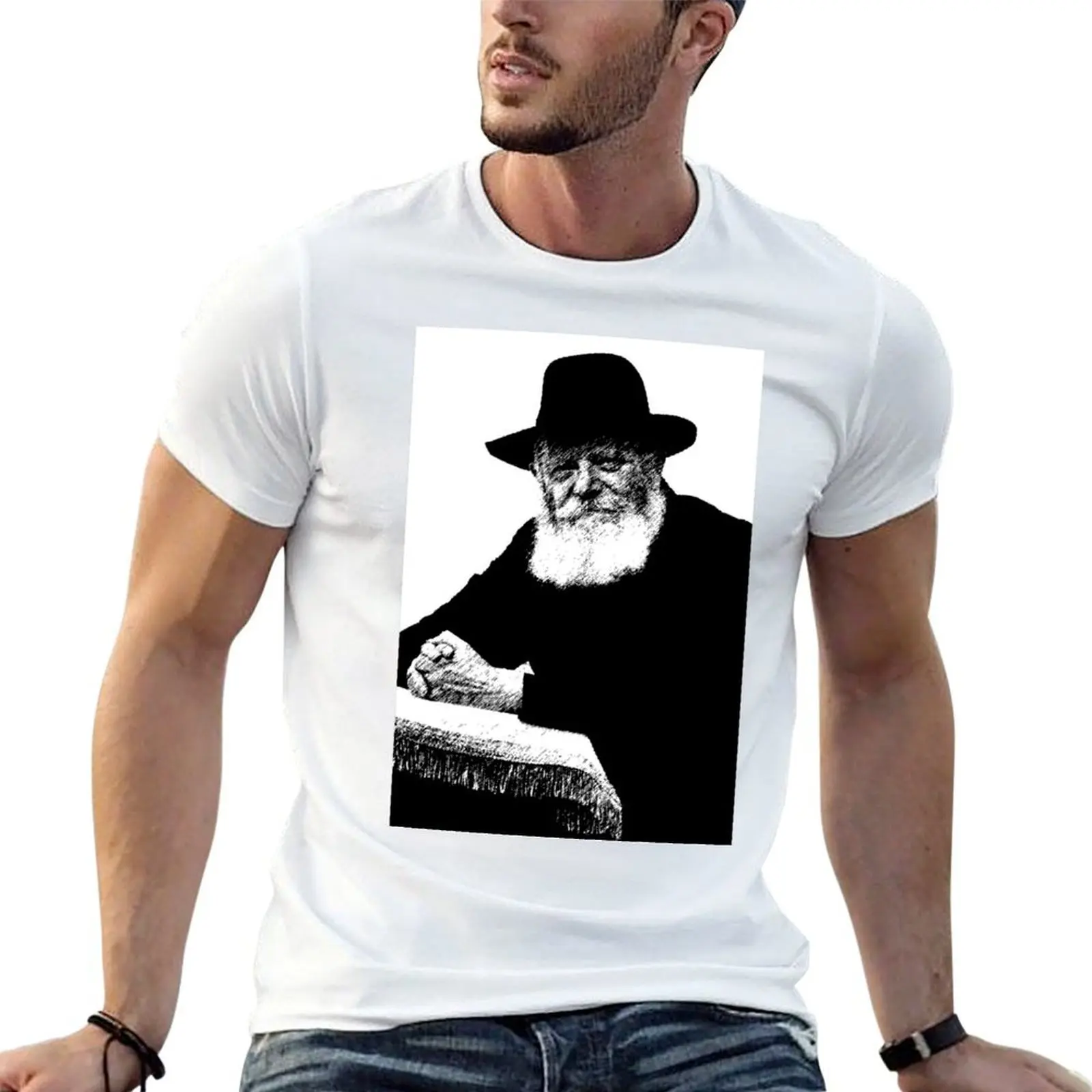 

It's A Segulah - Rabbi Menachem Schneerson - Lubavitcher Rebbe T-Shirt t shirt for man 100 percent cotton man tshirt T-Shirt
