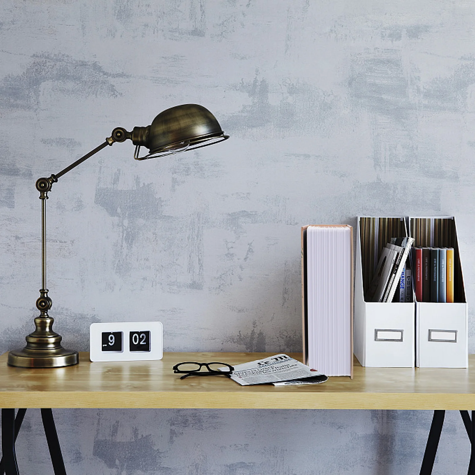 1 Pc Simulation Book Lock Box Metal Security Safe Box Key Type Rose Safe Box Book Safe Box Creative Book Safe