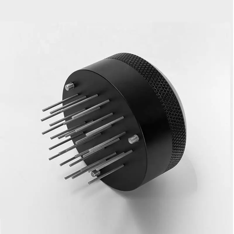 

Пользовательский логотип 51 53 58 мм Wdt Инструмент Аксессуары для бариста Алюминий Нержавеющая сталь Мешалка для кофе Игла Распределитель кофе