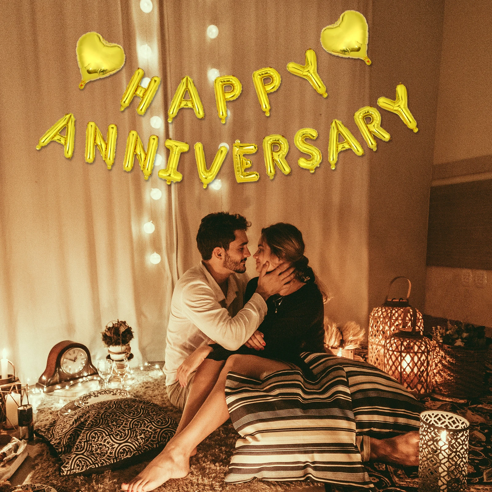 

35Th Wedding Anniversary Balloon Set Aluminum Foil Party Decor Balloons For Wedding Anniversary Decoration Balloons Set For