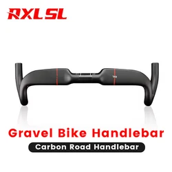 RXL SL Carbon Road Handlebar 31.8mm Gravel Bike Handlebars Bicycle Handlebar 458/478/498mm UD Matte Bicycle Drop Handle Bar