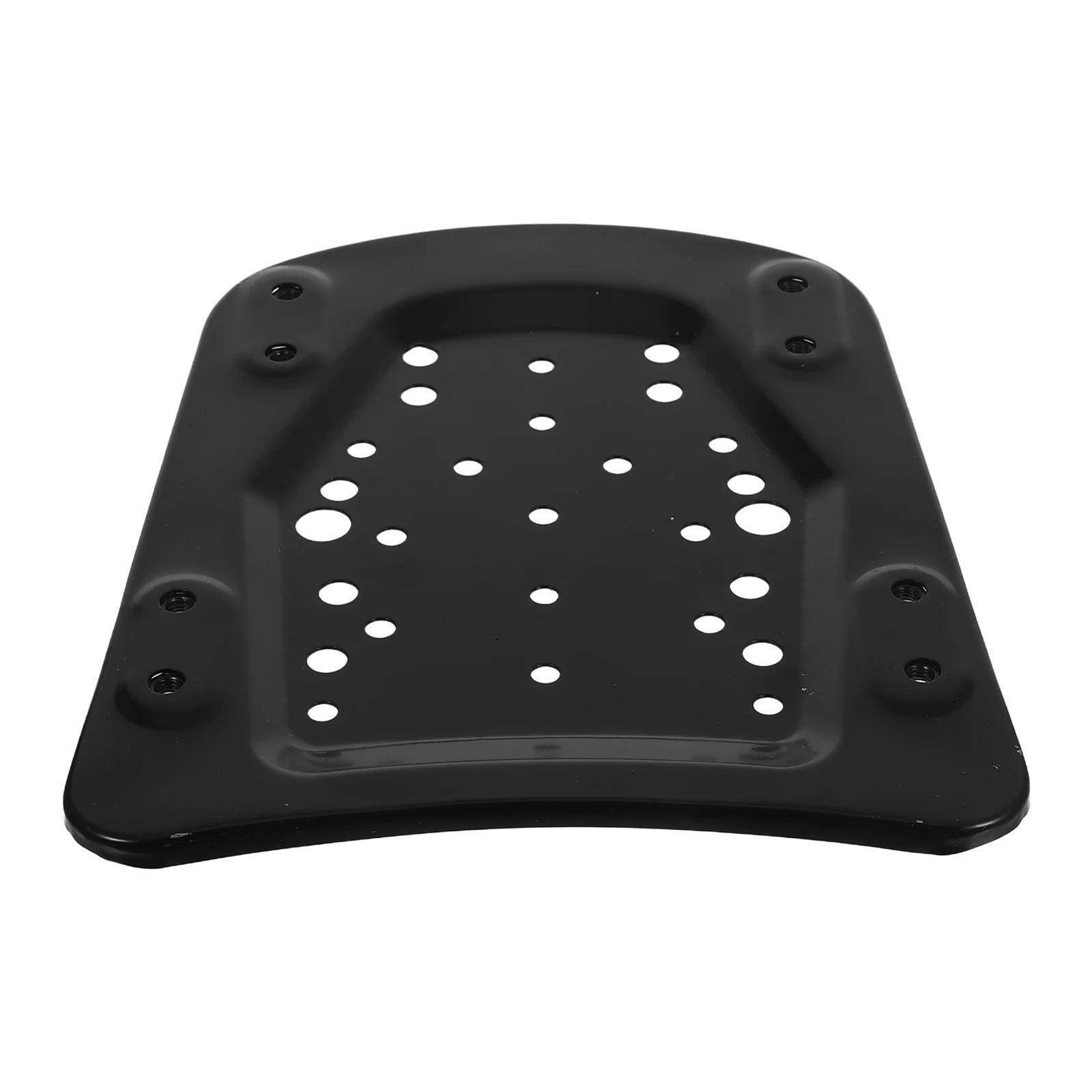 

1 set 1 Set Motorcycle Rear Bottom Plate Black Flat Mount Fitting Plate For Universal Luggage Rack Adapter Stamping Base Bracket