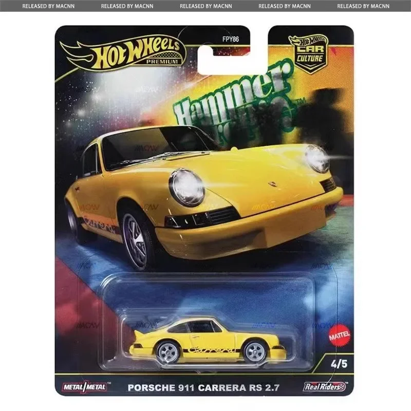 Hot Wheels Zbieraj zabawki Samochody dla dzieci Reb Bull Supercar BUGATTI MAZDA Porsche 911 Łatwy model Hotwheels Chłopiec Prezent Diecast