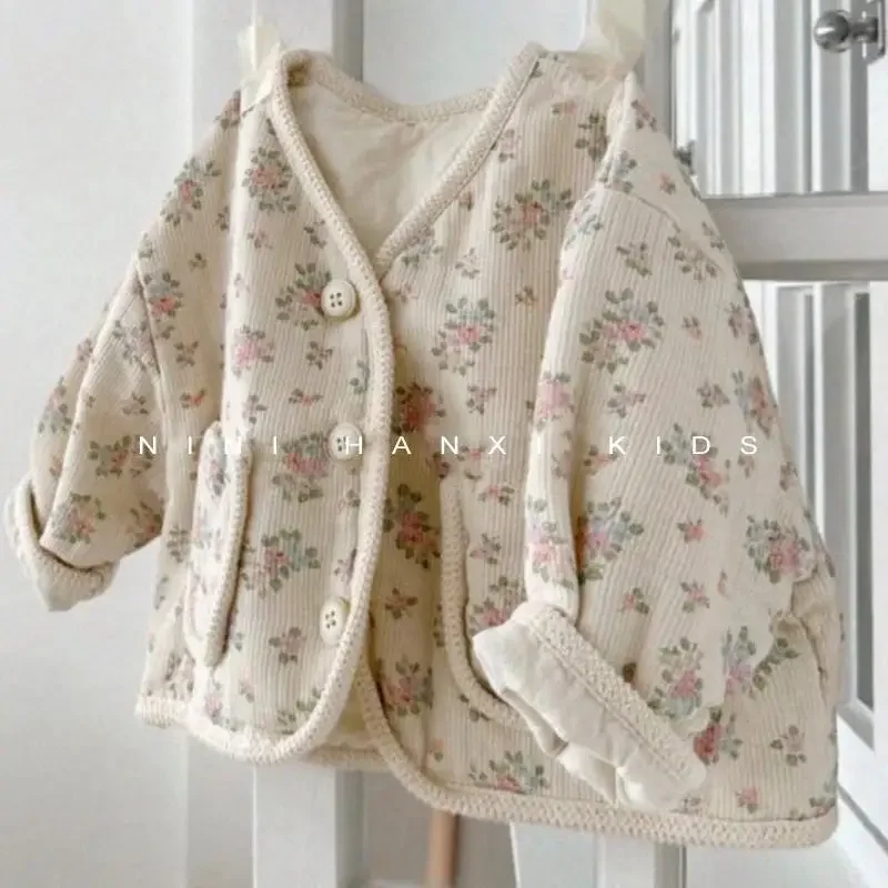 Korean Childrens Wear 2023 Spring and Autumn New Fashionable Chiffon Cardigan Fashionable Chiffon Coat Long sleeved Coat