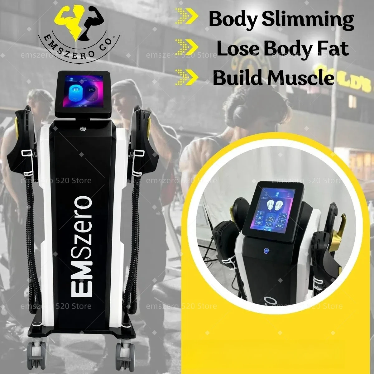 

Professional EMSZERO Machine NEO EMS Body Slim Muscle Stimulation Lose Weight Ultra Sculpt Therapy 5 Handle Pelvic