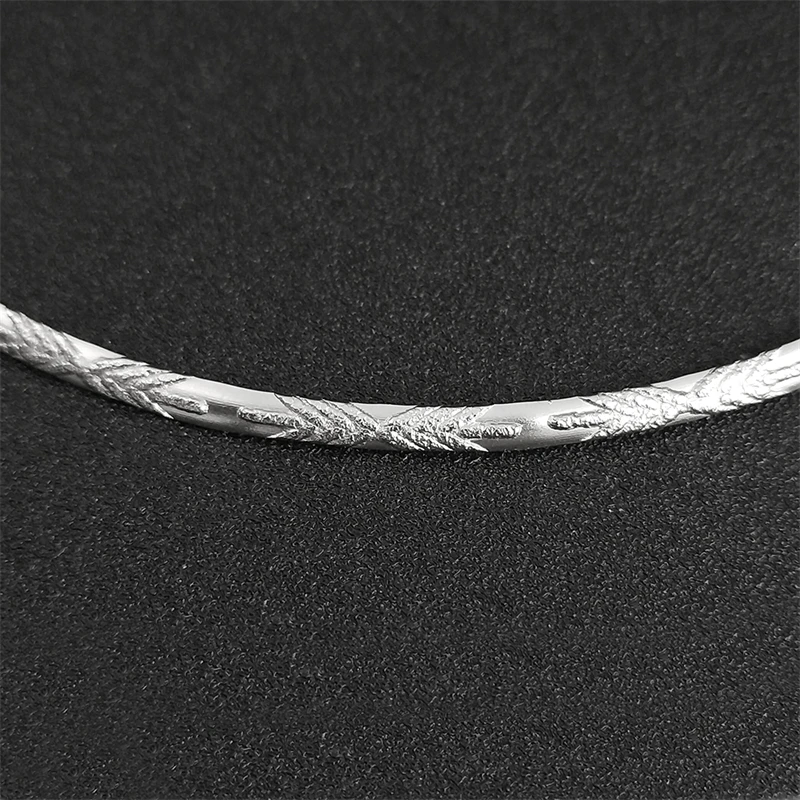 Stainless Steel Collar Neck Ring for Men Women Silver Color Punk Open Cuff Adjustable Choker Necklaces Collar Jewelry Gift