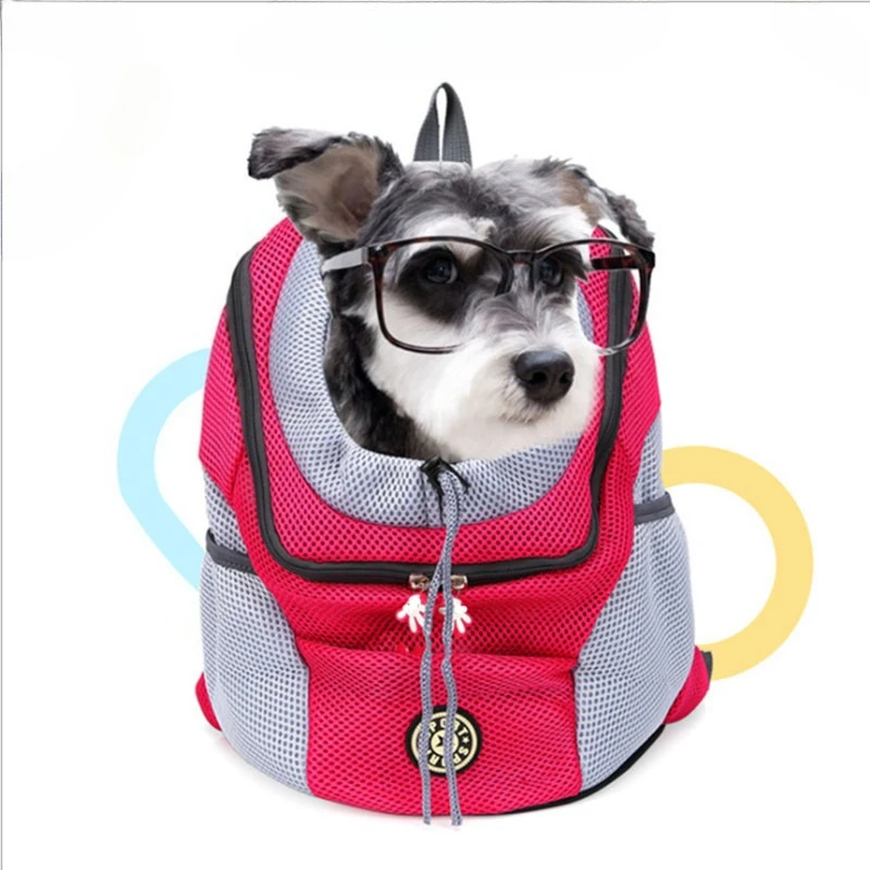 

Dog Carrier Bags Breathable Backpack For Cats Dogs Pet Supplies Bag Outdoor Travel Carrying Double Shoulder Backpacks