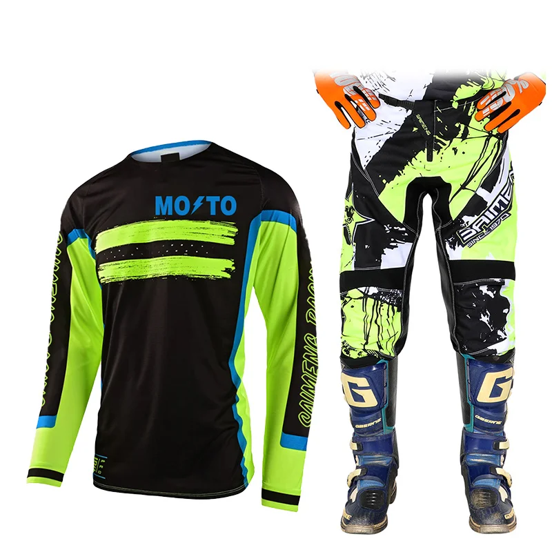 

Motocross Jersey Pant Kits Mens Kits Women's MX ATV Enduro Dirt Bike Combo racing suit Enduro mountain Downhill BMX