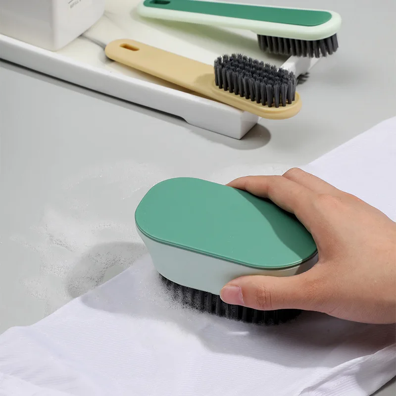 Haushaltsbürste mit weichen Borsten, spezielle Schuhbürste, Kleiderbürste, beschädigt die Kleidung nicht, multifunktionale Reinigungsbürste für Wäsche.