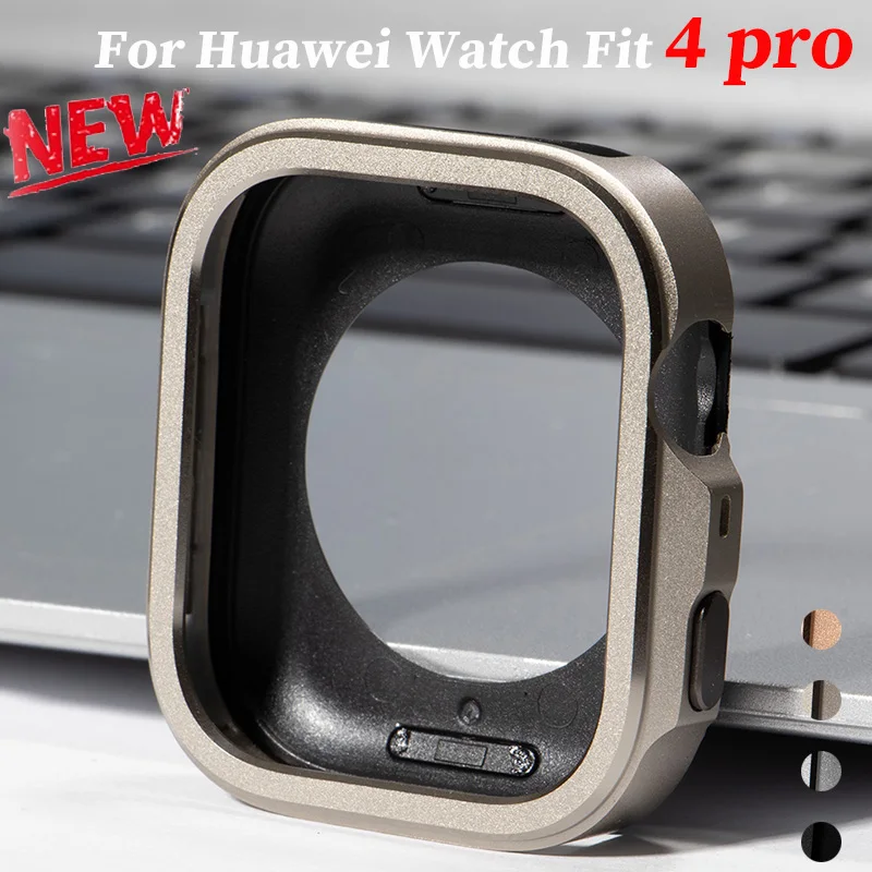 

Металлический чехол для ПК для Huawei Watch Fit 4 pro, жесткий защитный чехол, противоударный бампер с защитой от царапин, роскошный чехол для Huawei Fit 4pro
