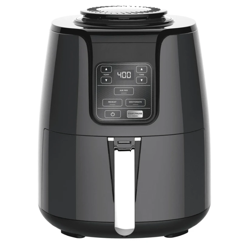 

# l 4-QT Air Fryer with Ceramic-coated Nonstick Basket Crisper Plate