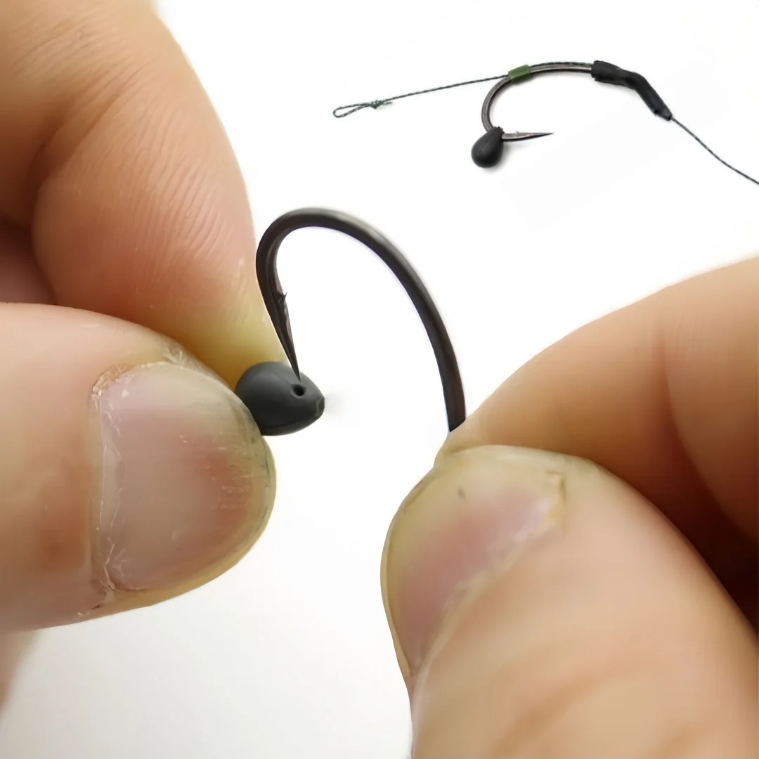 10 Stück Karpfenangelzubehör Downforce Wolfram-Schrottkugeln am Haken 0,42g – Detail 4