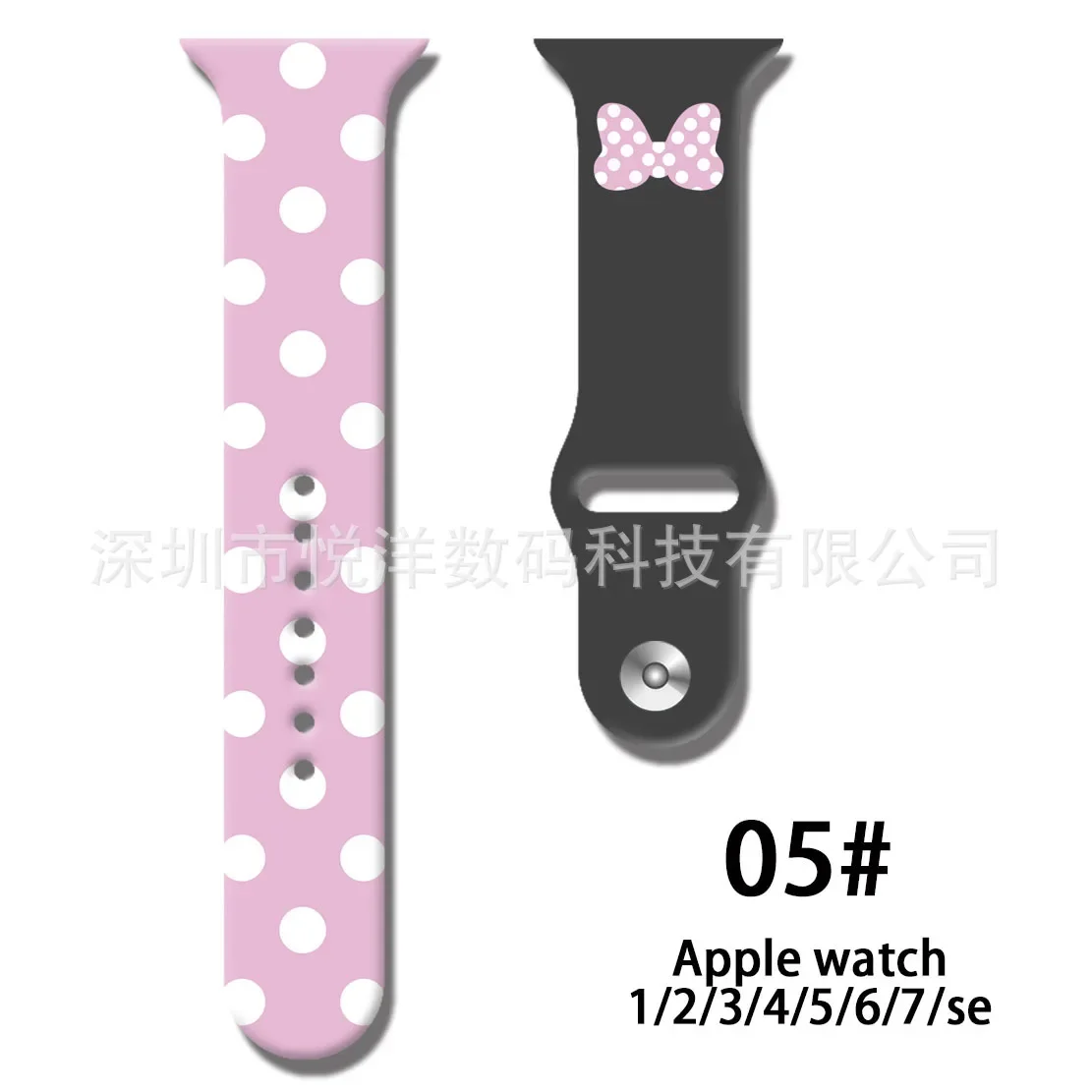 Disney Mickey Mouse Apple Watch Band Anime Strap for Iwatch Bracelet 41 42 45 44 40 38mm Series Minnie Cartoon Replacement Strap