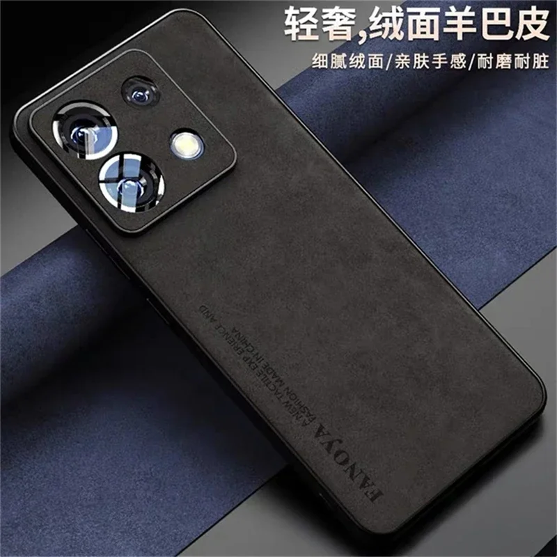 Skinsheep PU Leather Case for Infinix Note 40 Pro Plus 5G Shockproof Matte Silicone Bumper Phone Cover for Infinix Note 40Pro