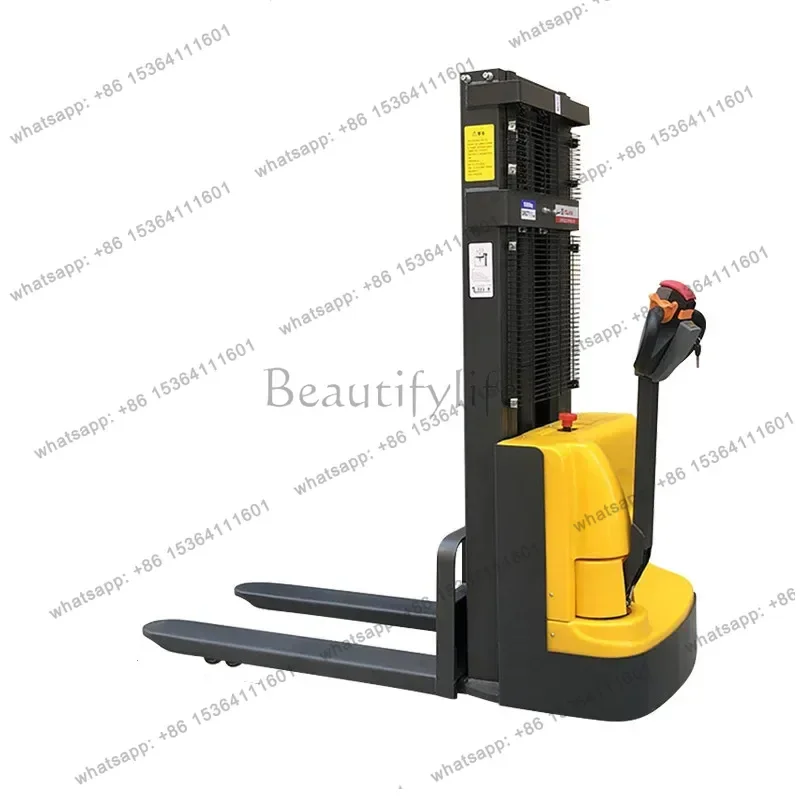 FG Fully Electric Forklift Small 1.5 Ton Walkie Pallet Truck 2T Stand Riding Hydraulic Loader