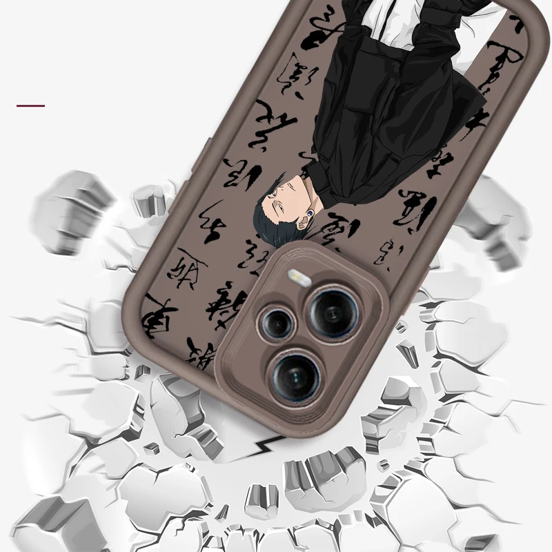 Anime J-Jujutsu K-Kaisen Cool Eye Ladder For Xiaomi Redmi Note 13 12 12C 11 11S 10 10C 10A 9C 9A Pro 5G Back Phone Case