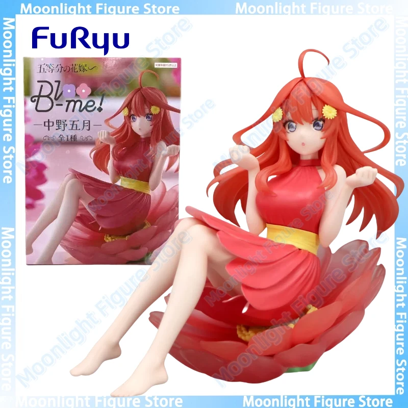

In Stock Furyu The Quintessential Quintuplets Nakano Itsuki Petal Dress Desktop Cute Anime Action Figure Toys Model Collection