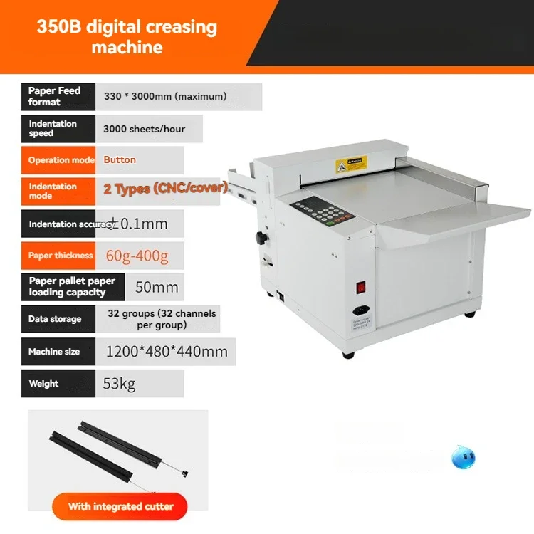 A3 Creasing and Folding Machine / 350A Digital Perforating and Creasing Machine (Cover Creaser)
