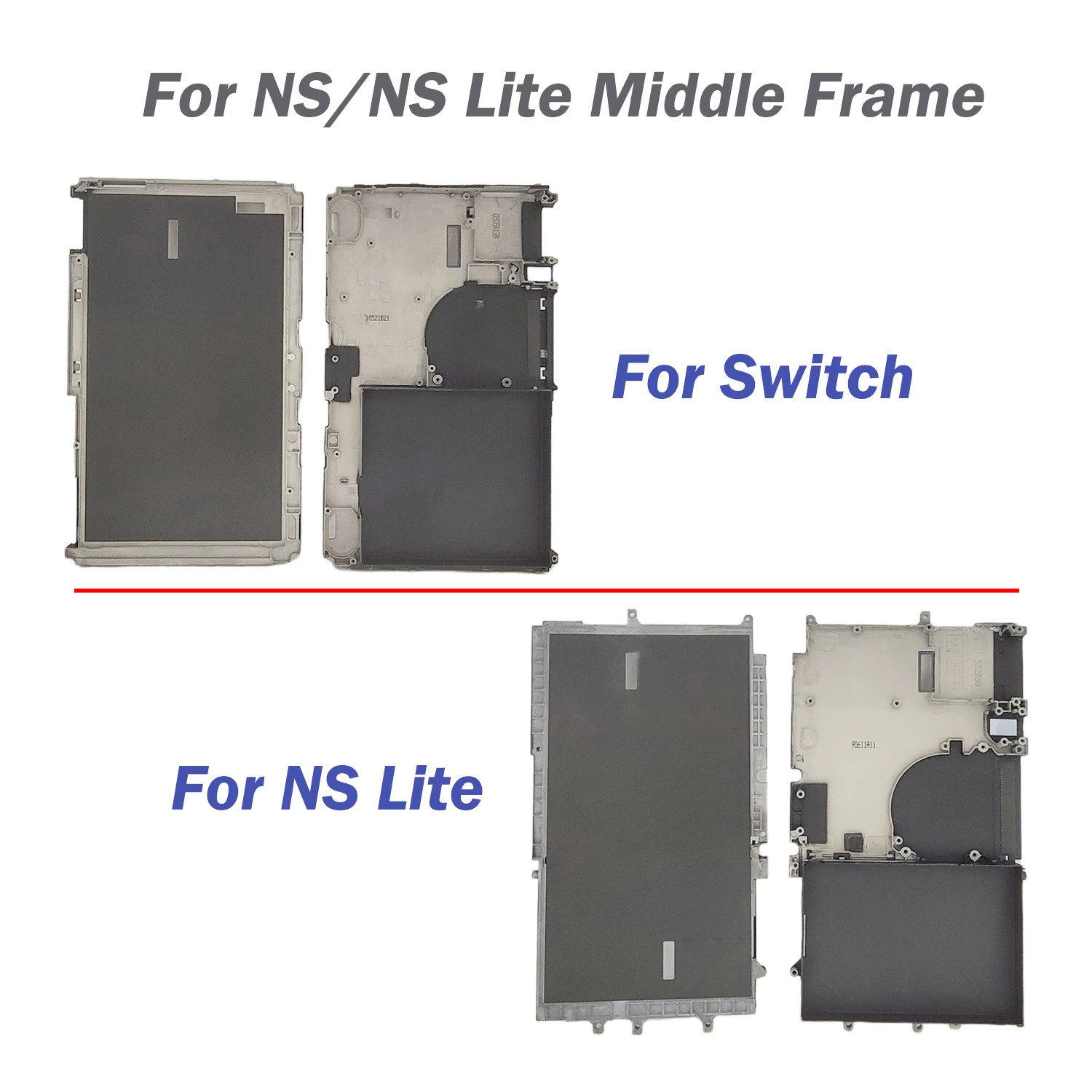 

New Front Frame Middle Frame Middle for Switch NS Lite Dissipation-Shell Midframe Housing Internal Metal Bezel Bracket Cover