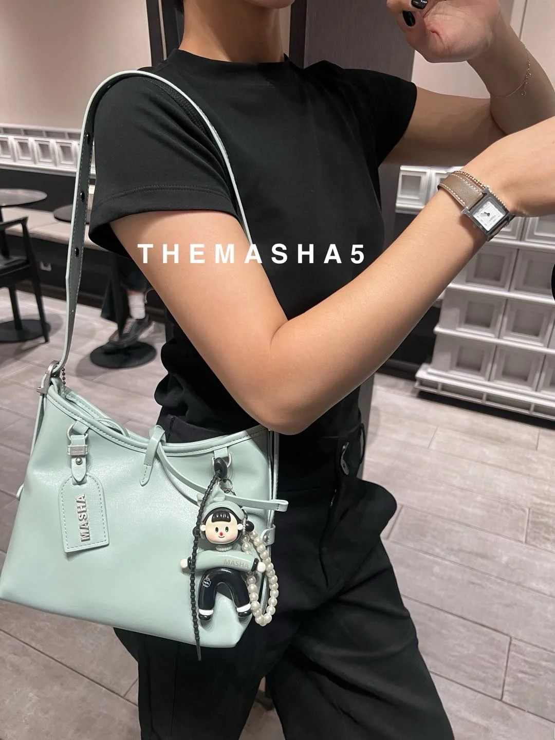 

MA the Maa5 Soft Leather Large Capaci Tote Bag oulder Crossbody Bag Briti Sle Magnetic Bule Closure Daily Use