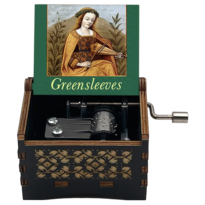 《Green sleeves》Climax 14-Seconds Melody Loop Playback Music Box Home Decoration Ornaments Holiday Birthday Party Gift