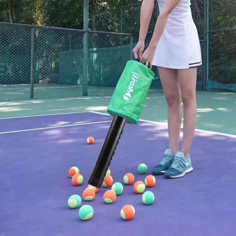 

Lightweight Tennis Ball Pickup Device Large Capacity Tennis Ball Collector Thicken Balls Picking Frame Portable Sports Equipment